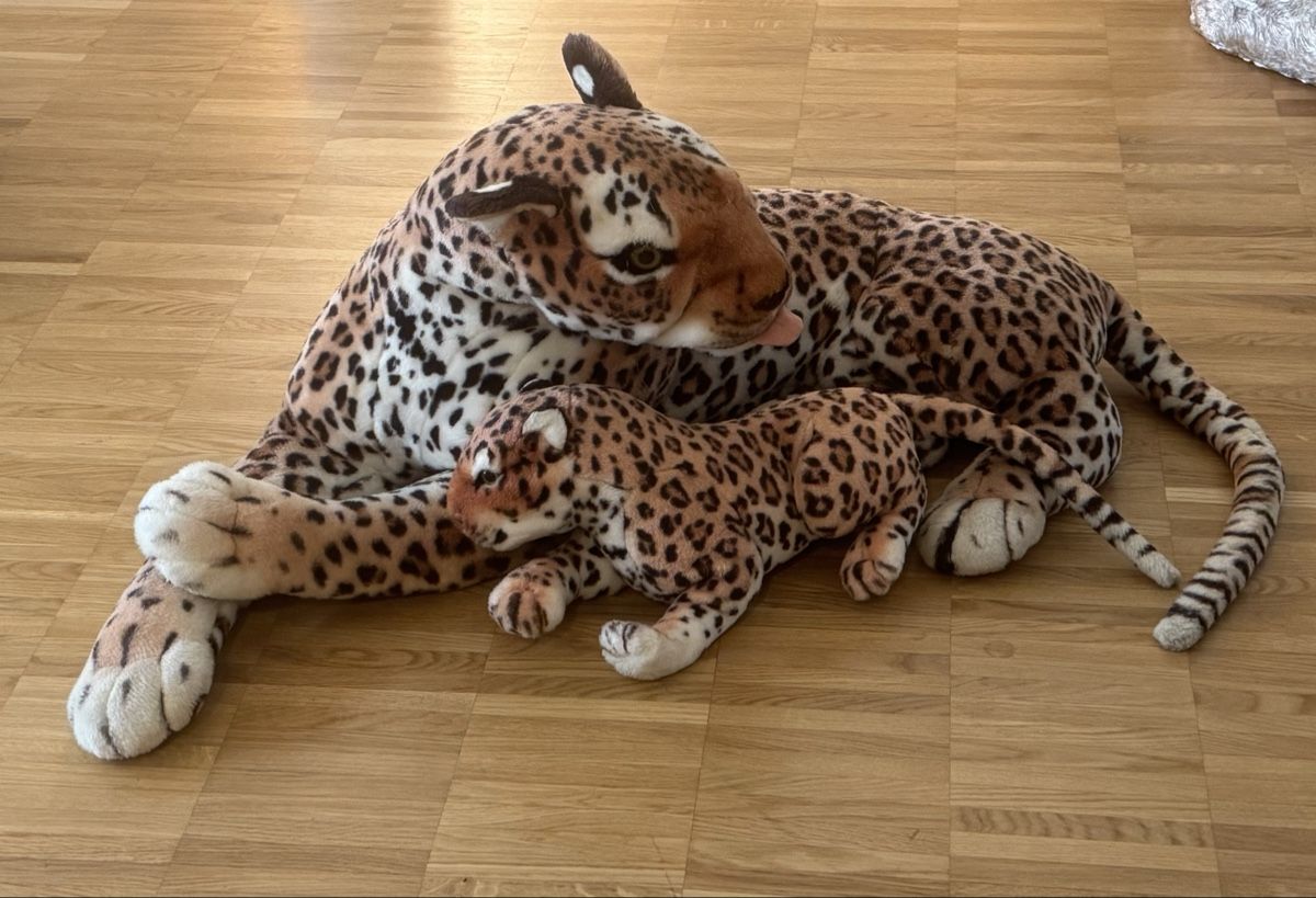 Giocattoli: XXL Leopard Mutter mit Baby – Usato da Schwerzenbach venduto da schwerzi70 5