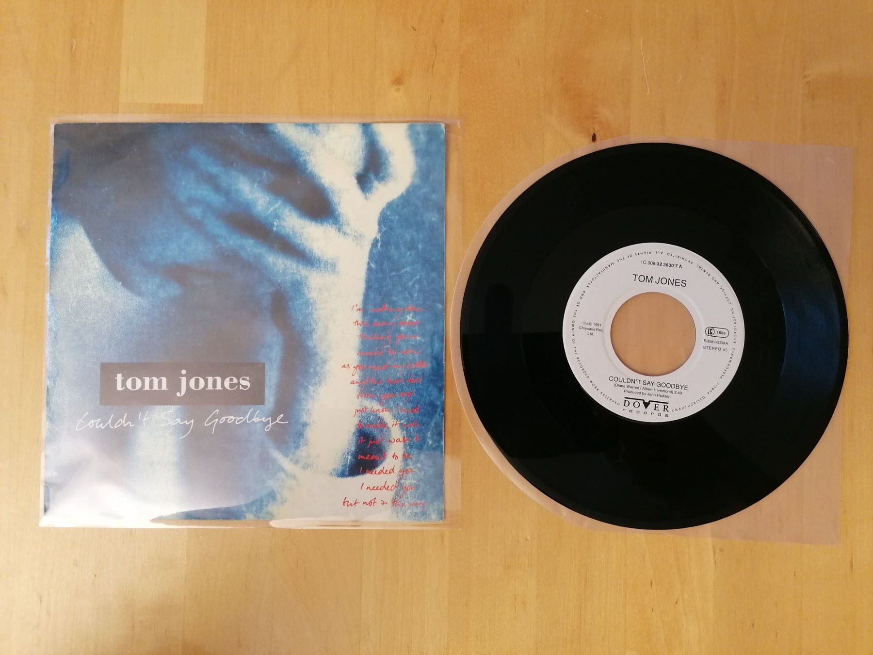 Dischi in vinile: Tom Jones – Couldn't Say Goodbye – Usato da Emmenbrücke venduto da lamorak