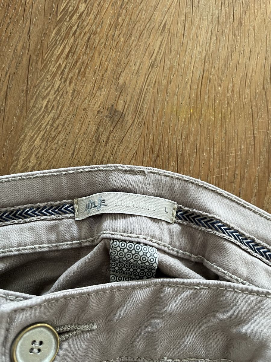 Nile Pantaloni: Nile Stoffhose Taube Gr. L – Usato da Herrenschwanden venduto da Kamel1 3