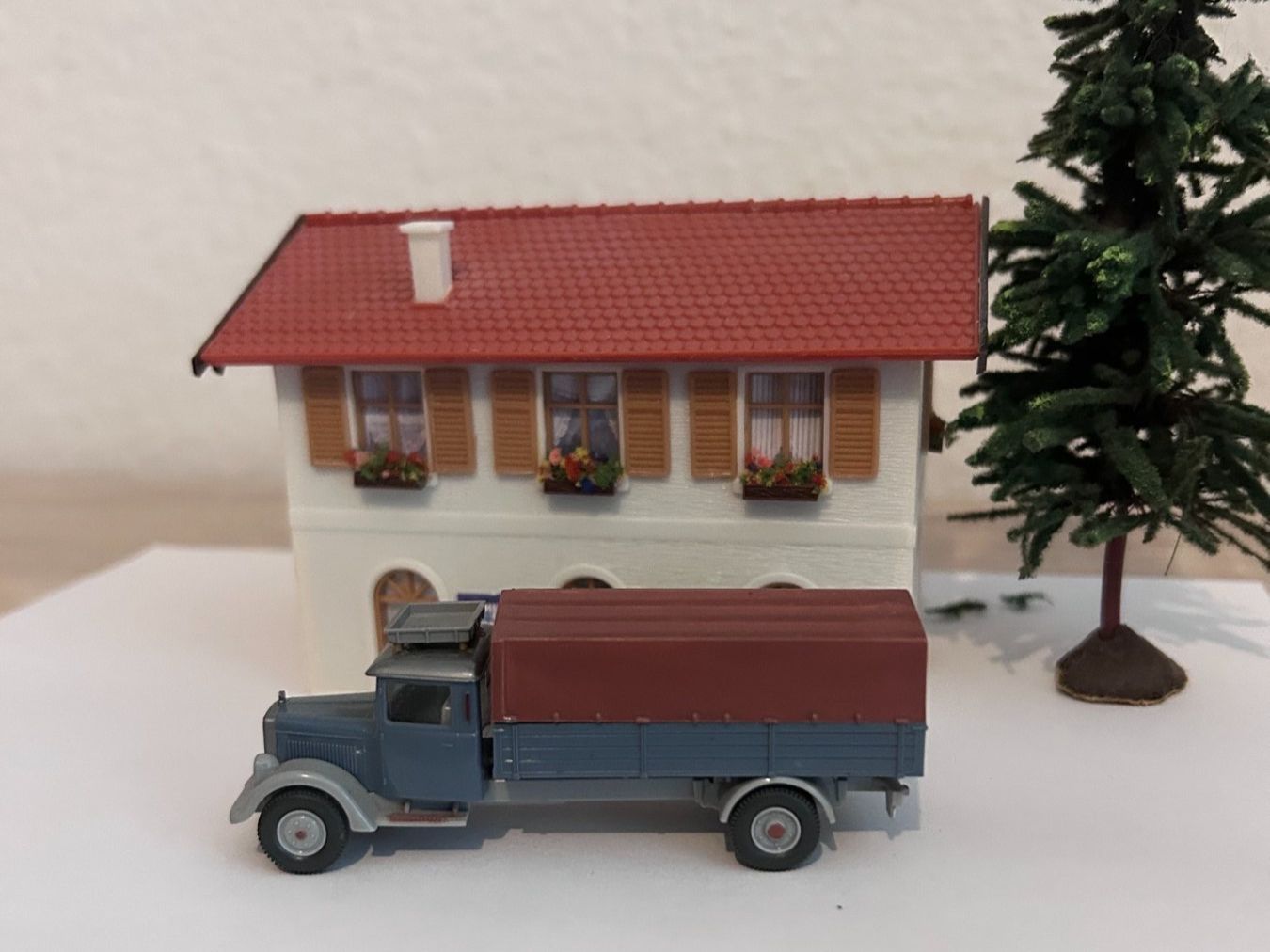 Wiking Modellini d'auto: Oldtimer Wiking Mercedes LKW 3420 – Usato da Goldach venduto da Manyro55