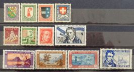 Les séries 1926 + 1927, 5–20 c 1929, 30 c 1931, **