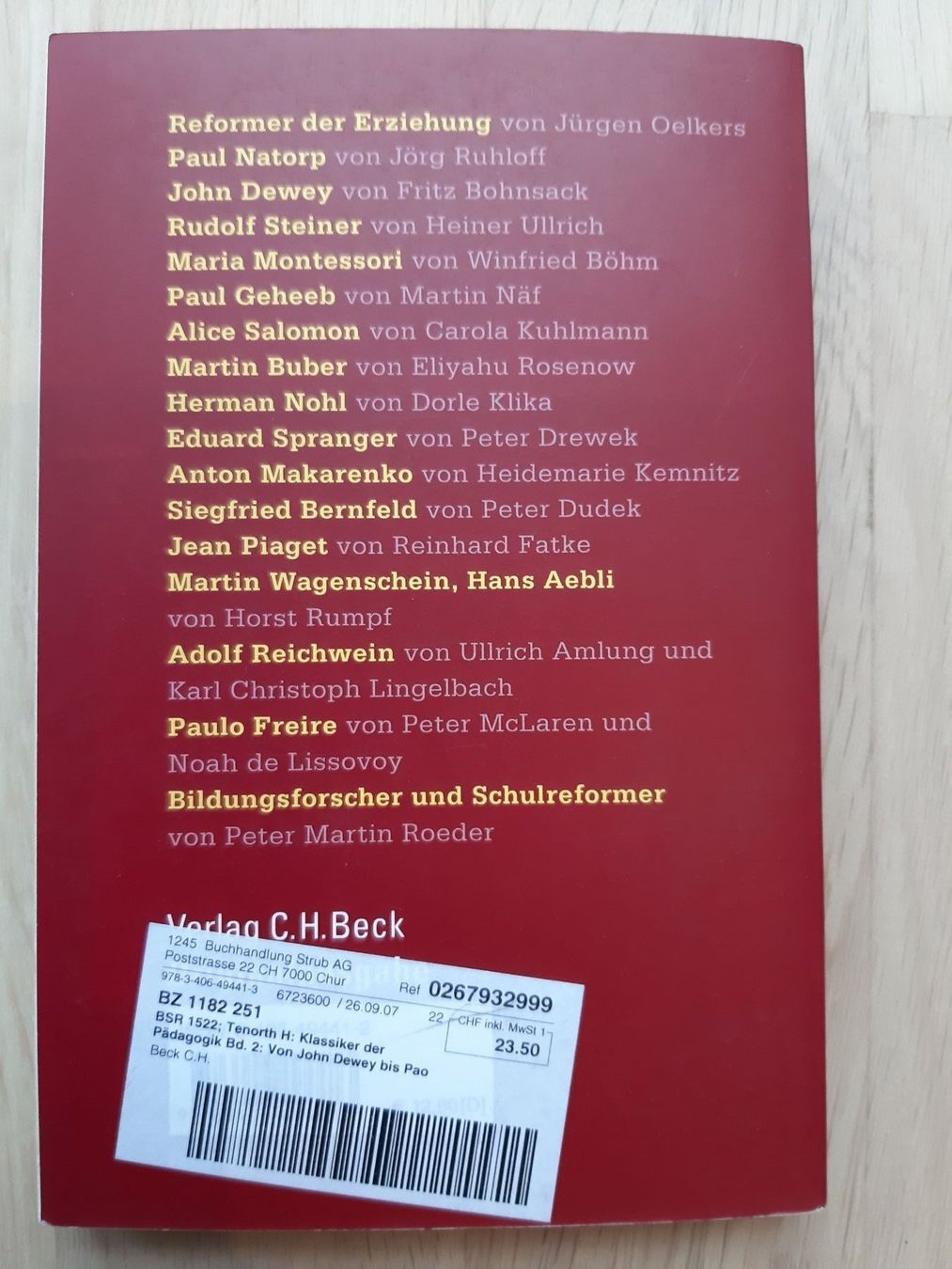 Libri: Klassiker der Pädagogik 2 – Usato da Riedern venduto da martigni_88 1