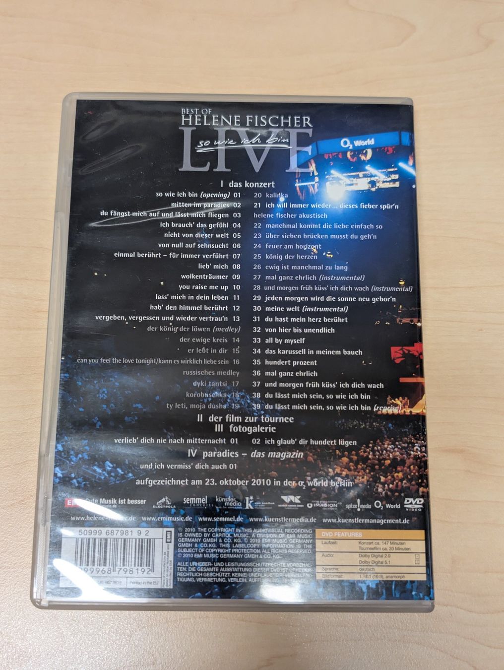 Alle DVDs: Helene Fischer - So wie ich bin – Gebraucht aus Spiez von Crazyduck 1