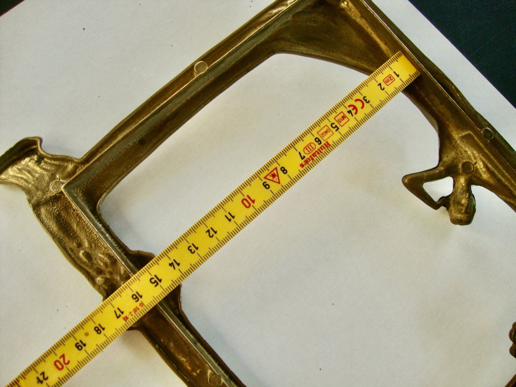 Bilderrahmen: Vintage Jugendstil Messing Bilderrahmen – Gebraucht aus Winterthur von halle07 8