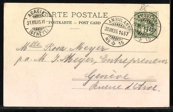 Cartoline postali: AK Ringgenberg, Strassenpartie im Ort – Usato da Berlin venduto da bartko-reher 1