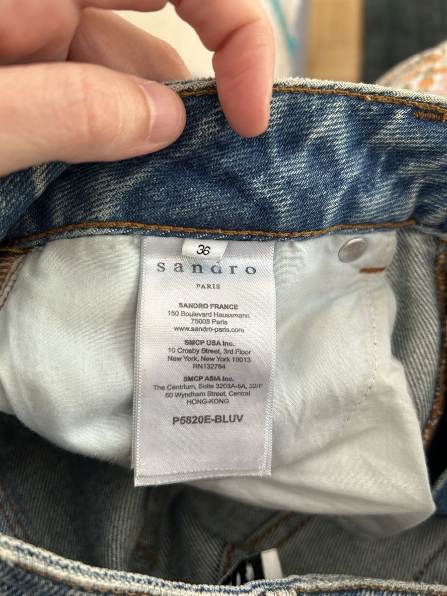 Sandro Hosen: Sandro, jean taille haute, taille 36, coupe tendance! – Gebraucht aus Morges von cat_6cm9 3