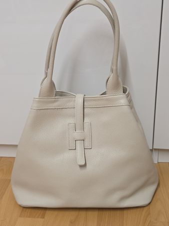 schöne Tasche Shopper, echt Leder *neu*