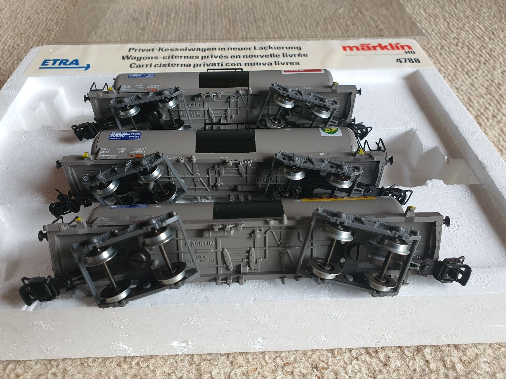 Märklin Modellini di ferrovie: Coffret Wagons Citernes 4788 – Usato da Lavey-Village venduto da Lofoten93 3