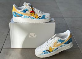 Nike Air Force 1 Custom Pikachu "Great Wave" Grösse 41
