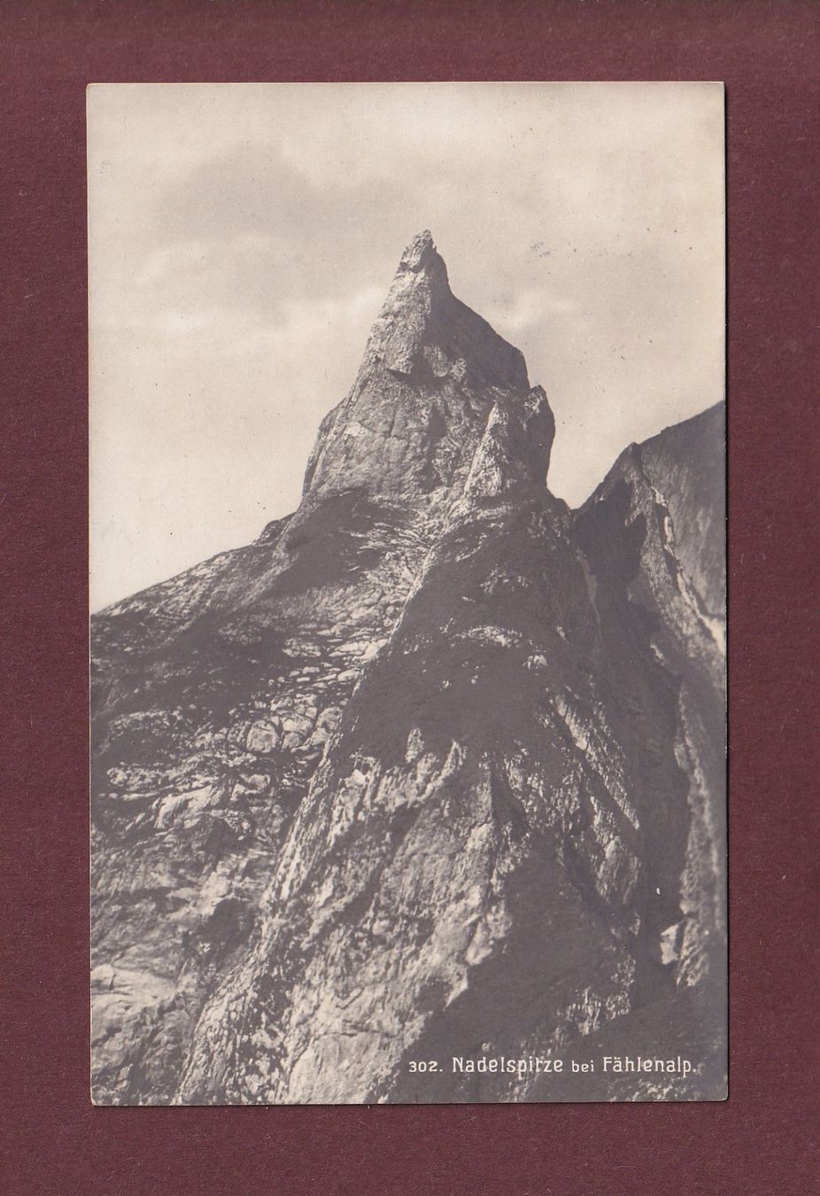 Cartoline postali: NADELSPITZE bei Fählenalp - 1912 – Usato da Pully venduto da nicecards-shop