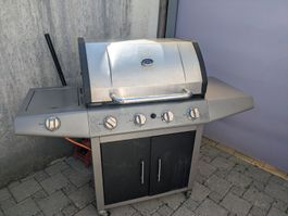 Gasgrill Kingstone 4 Brenner mit Seitenkocher gebraucht