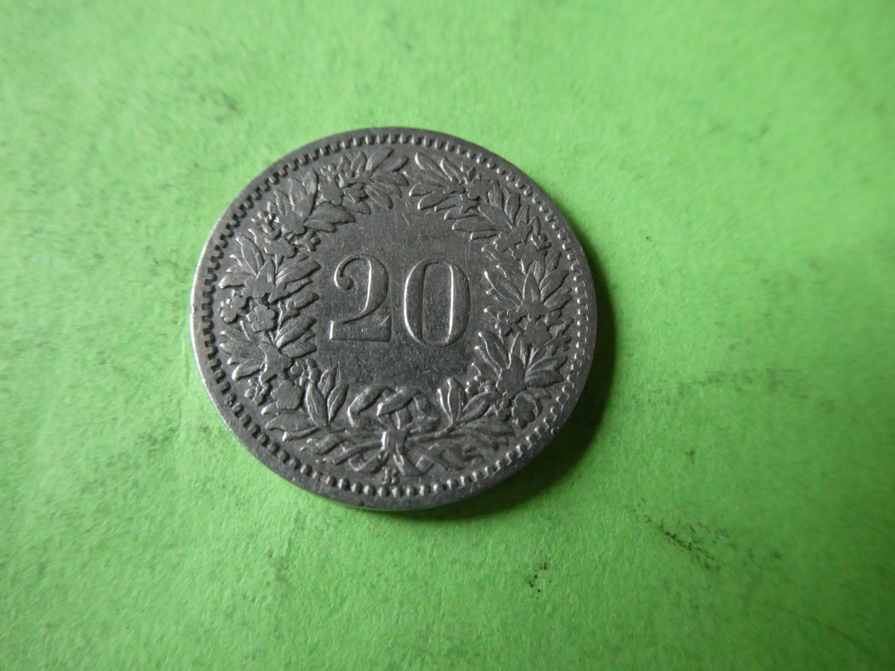Tutti le monete: Schweiz 1881, 20 Rappen – Nuovo (secondo la descrizione) da Hinterforst venduto da rohusri 1