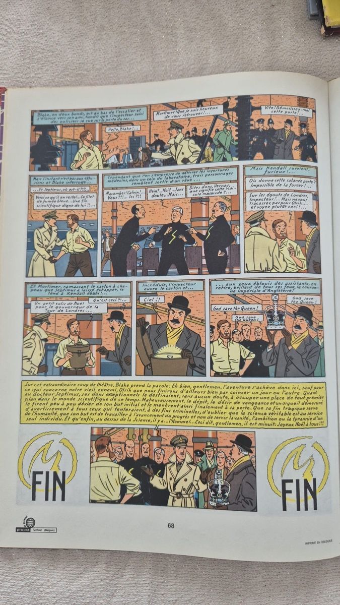 BD: BD La Marque Jaune Edgar P. Jacobs 1970 – D'occasion à Porrentruy par Servo26 2