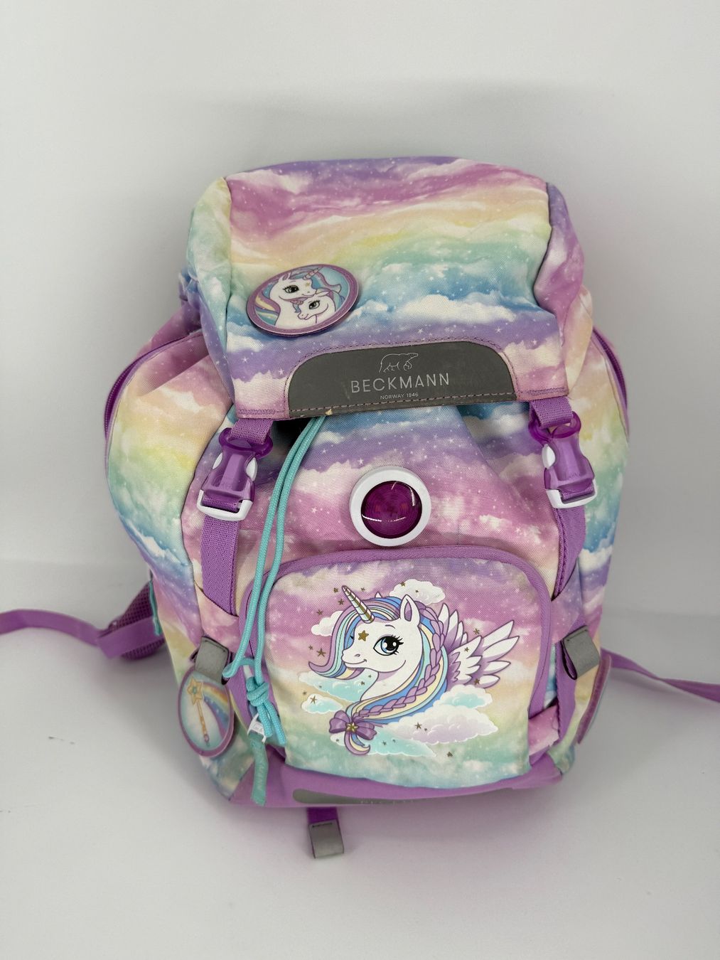 Borse & Zaini: Beckmann Schulrucksack mit Turnrucksack Unicorn – Usato da Auenstein venduto da moin. 1