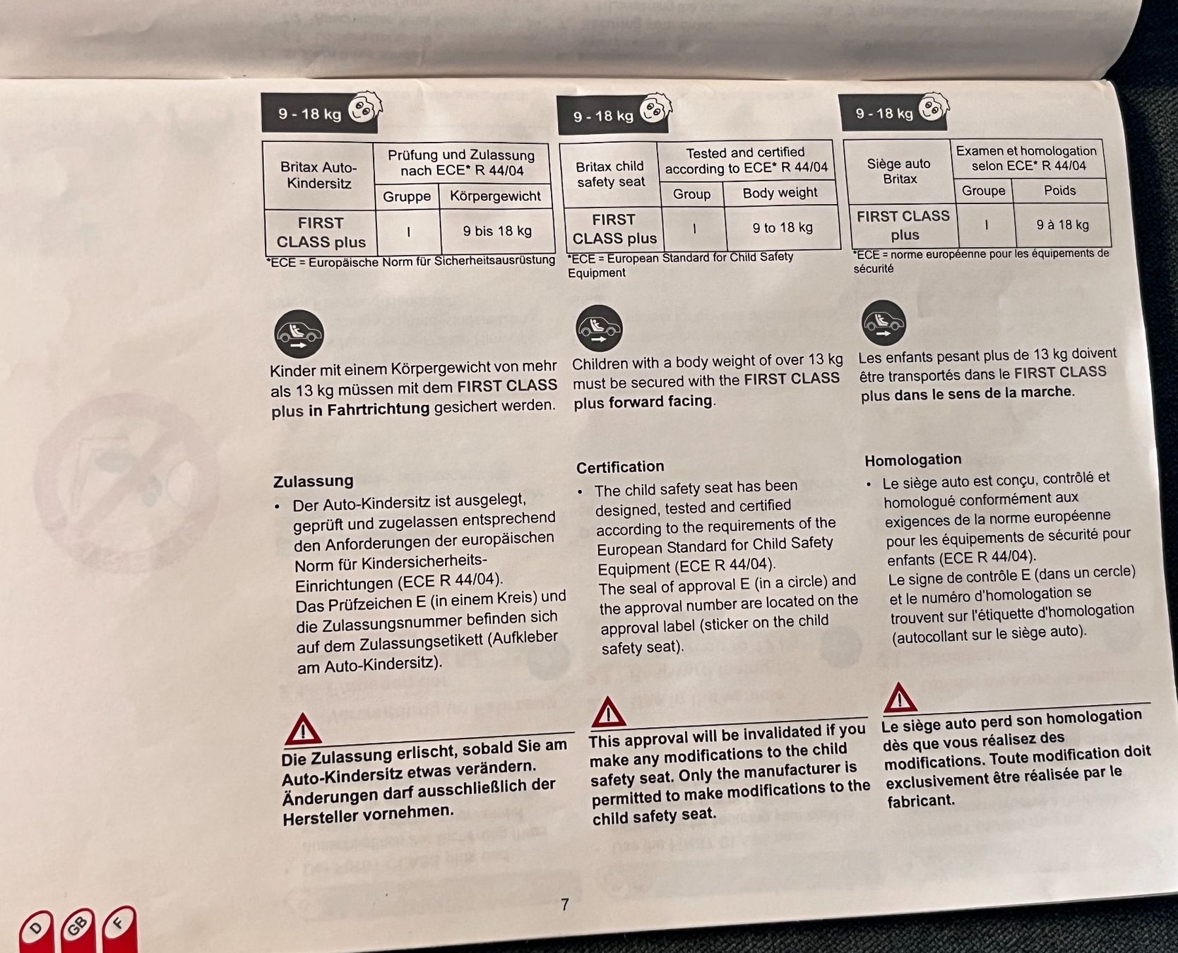 Britax Römer Auto-Kindersitze: Siège auto Britax Römer First Class Plus – Gebraucht aus Steffisburg von Tifou92 5