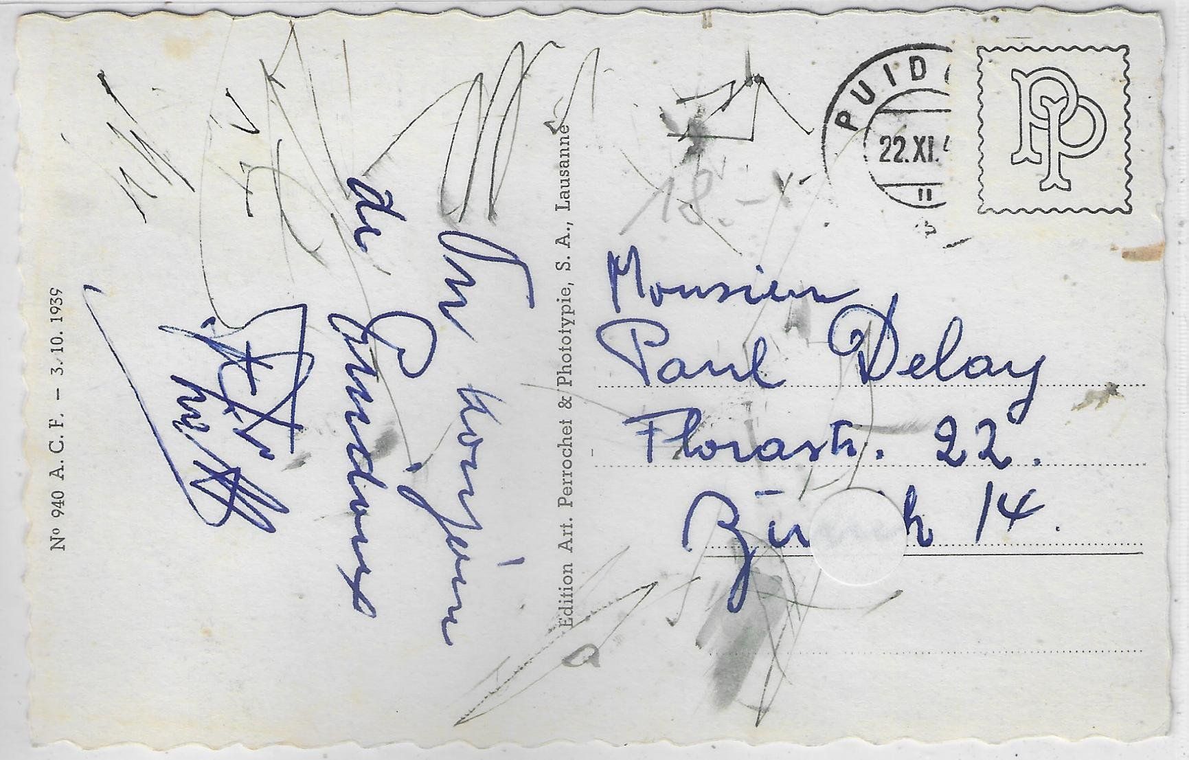 Cartoline postali: Puidoux et Monts Cheseaux – Usato da Ettingen venduto da Kartenplanet 1