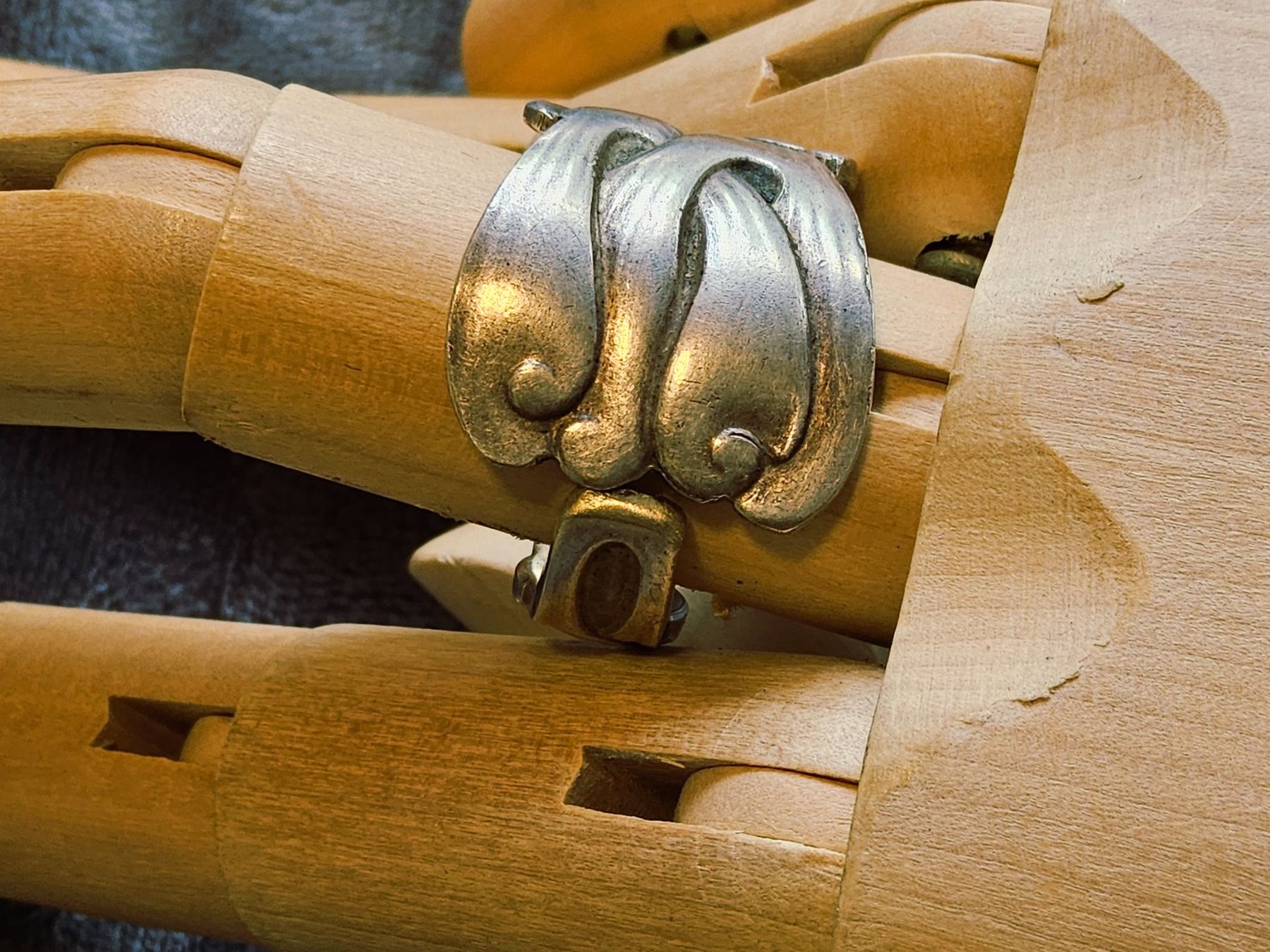 Anelli: Jugendstil 1916 signierter Ring, Grösse 64 – Usato da Zürich venduto da SciTec 2