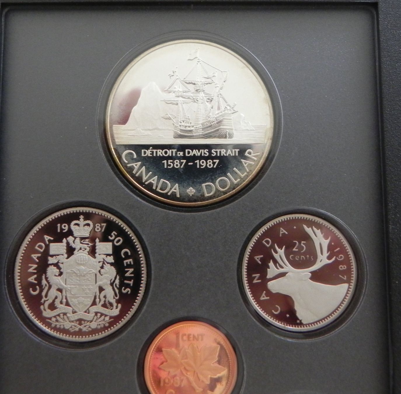 Toutes les monnaies: Original Münzenset - Mintset- Canada 1987 Proof - PP – Neuf avec emballage d'origine à Biel/Bienne par Gogolozi 4