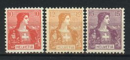 1907, Helvetia, Brustbild, ohne Falz **