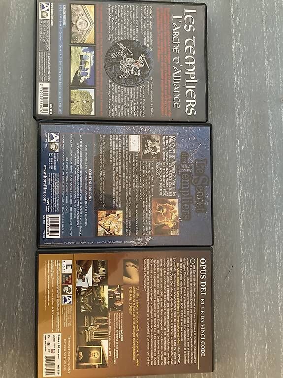 Tutti i DVDs: 3 DVD sur Les Templiers – Usato da Bex venduto da IdaComina 1