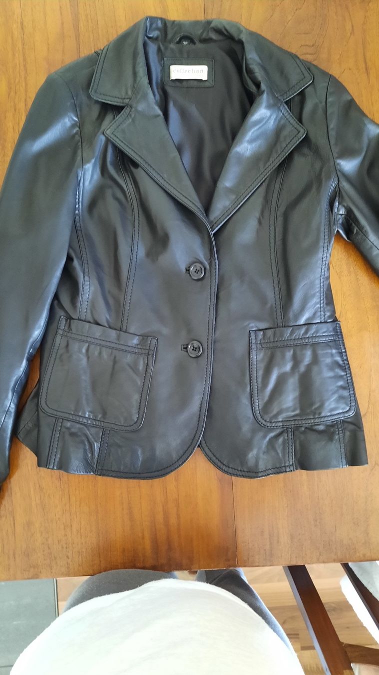 Giacche: Lederjacke, aus echtem Leder! G:  38 – Usato da Seon venduto da neurolenz 3