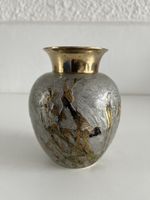 Messing Vase emailliert