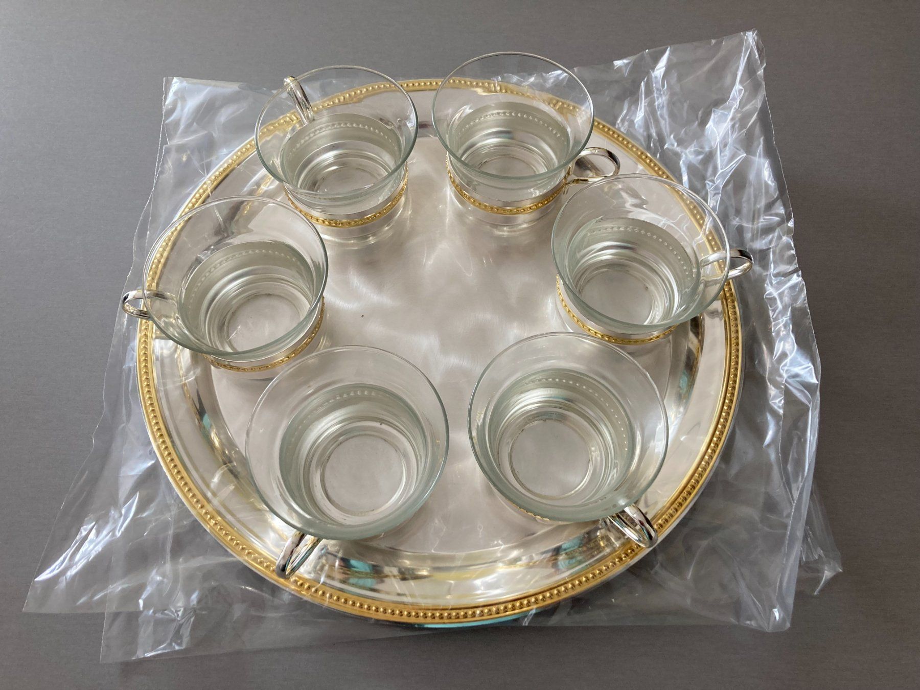 Bicchieri: Tablett mit 6 Teegläser von Reichhart – Nuovo e nell'imballaggio originale da Obfelden venduto da miau68 2