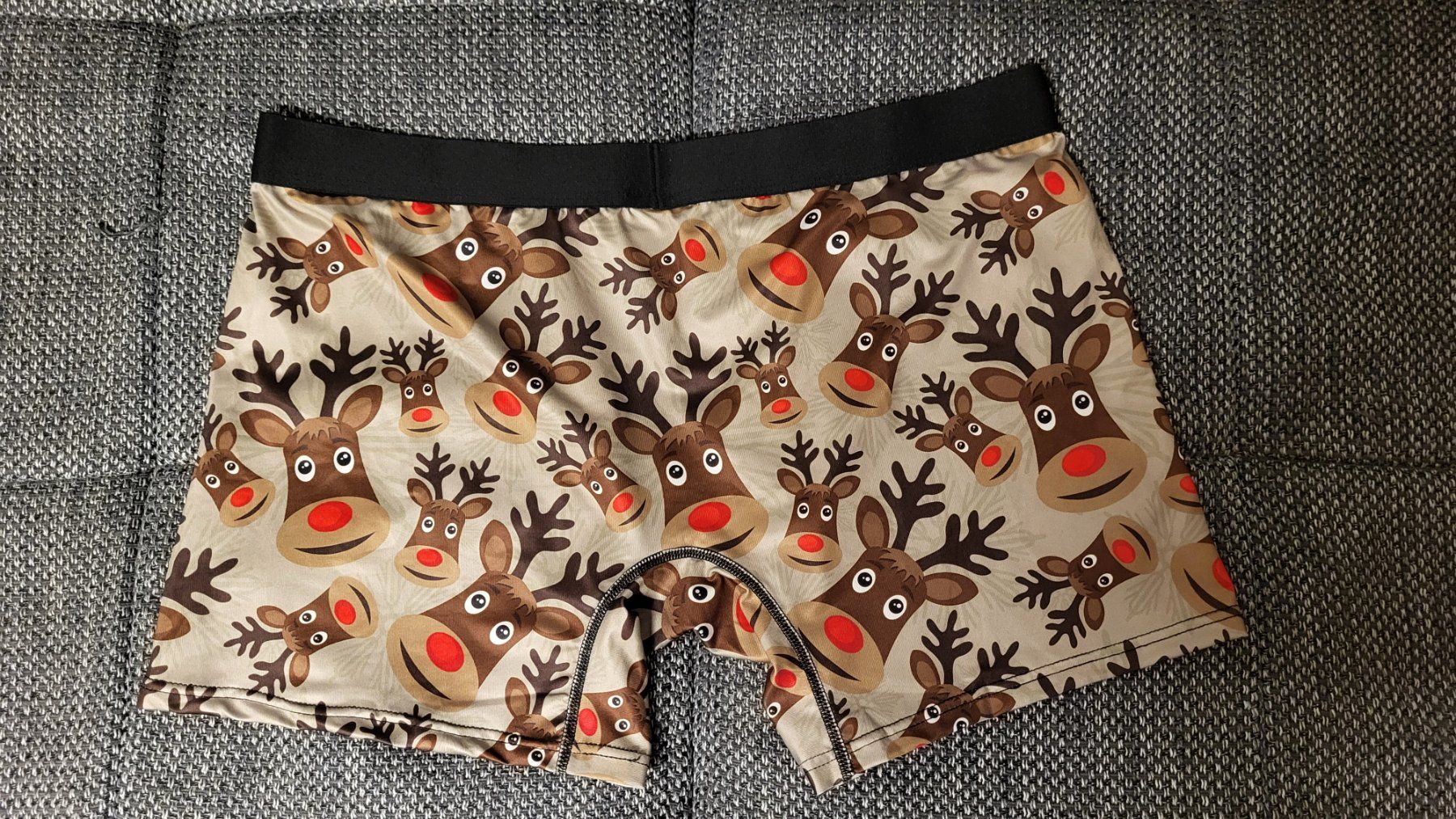 Unterwäsche: Lustige Rentier-Boxershorts – Neu (gemäss Beschreibung) aus Sevelen von Cleo82 1