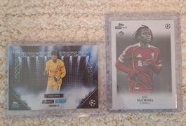 TOPPS Simplicidad Rio und TOPPS Showtime Alisson Liverpool