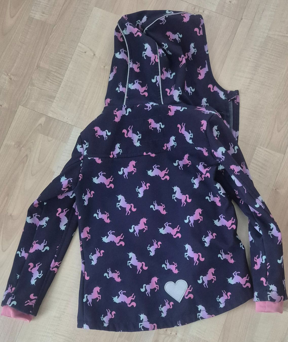 Giacche & Cappotti: Softshelljacke Mädchen Einhorn dunkelblau Grösse 116 – Usato da Wallisellen venduto da T8304T 1