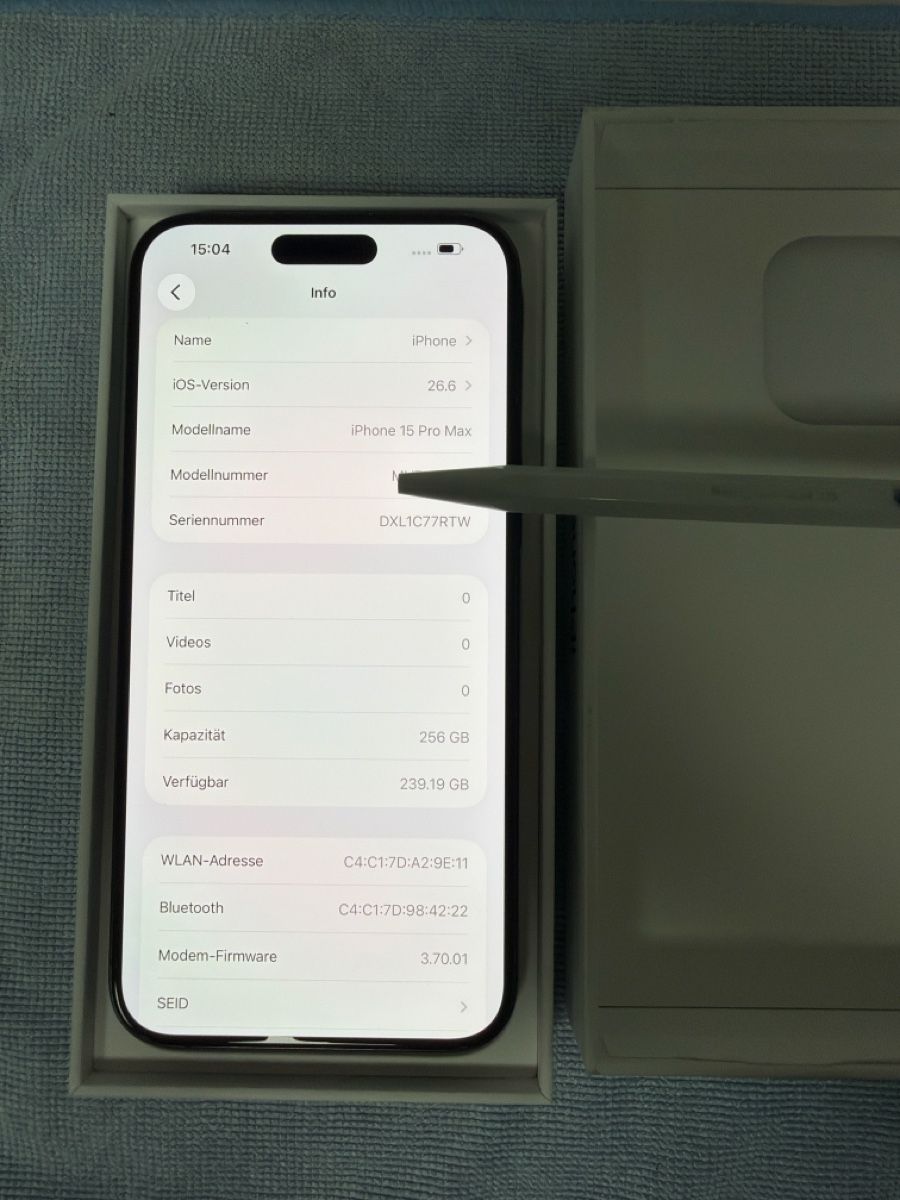 Apple Telefoni cellulari / Smartphones: iPhone 15 Pro Max blau – Nuovo (secondo la descrizione) da Neuhausen am Rheinfall venduto da Golf-GTI 6