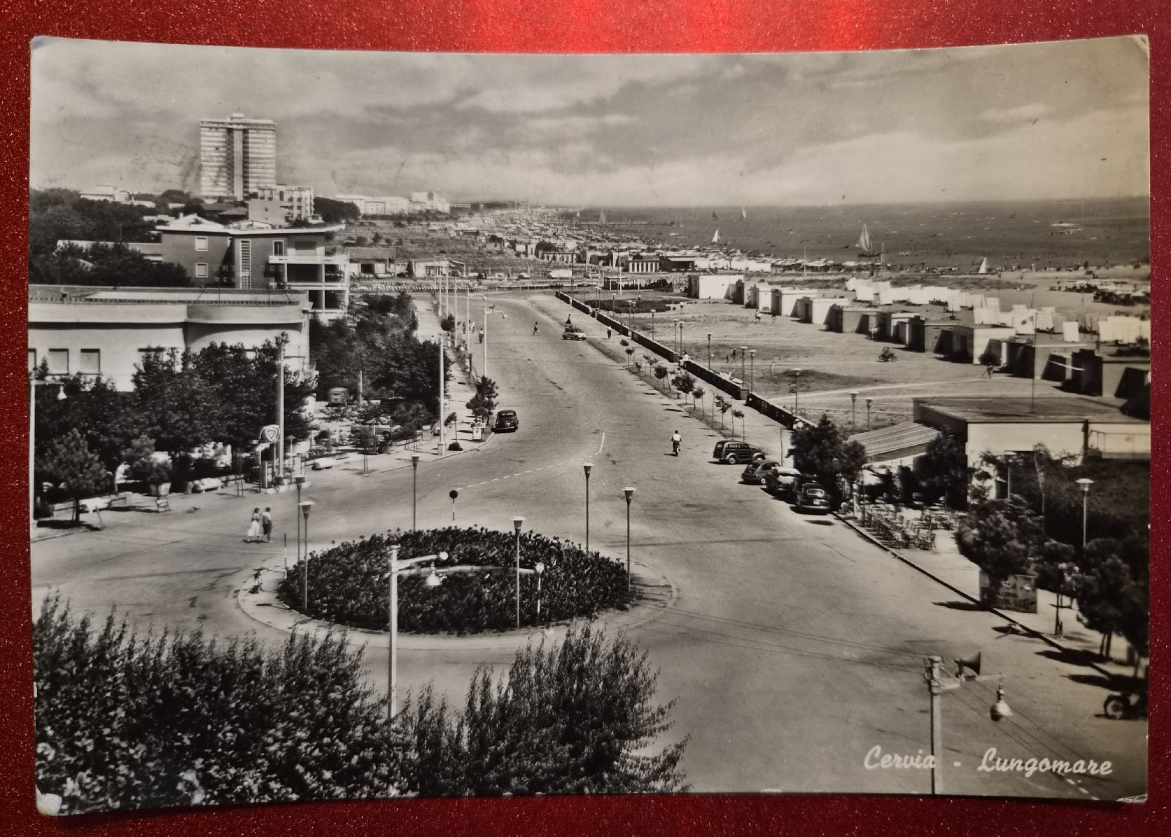 Cartoline postali: Cervia Lungomare, Italien, 1959 – Usato da Melchnau venduto da Arthurius