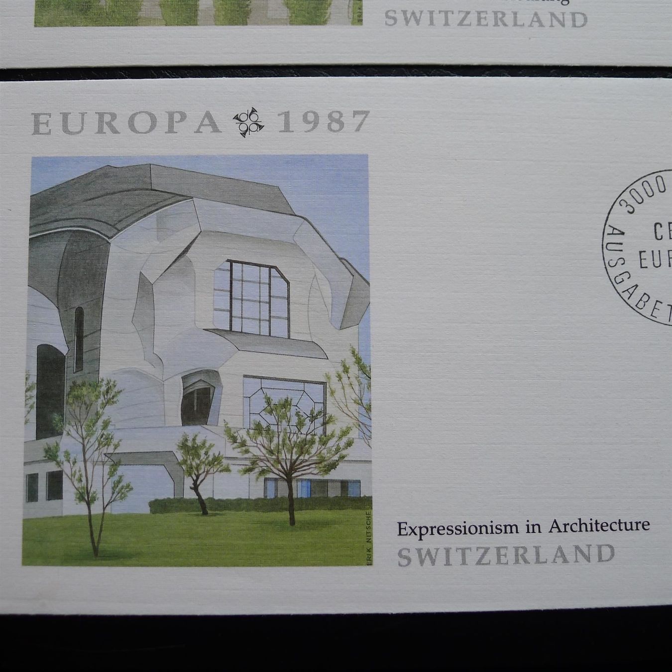 Tutti i francobolli: 1987 EUROPA FDC im US-Format – Usato da Ebikon venduto da SilvioFreund 3