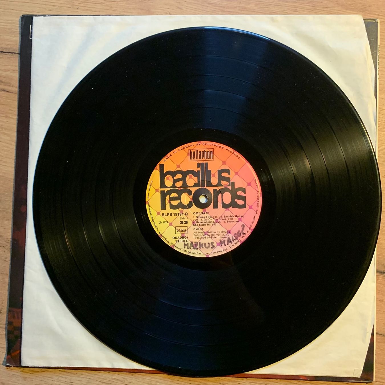 Dischi in vinile: OMEGA - OMEGA III...OG GER 1974...VG+/VG+ – Usato da Gals venduto da Diskopatshop 2