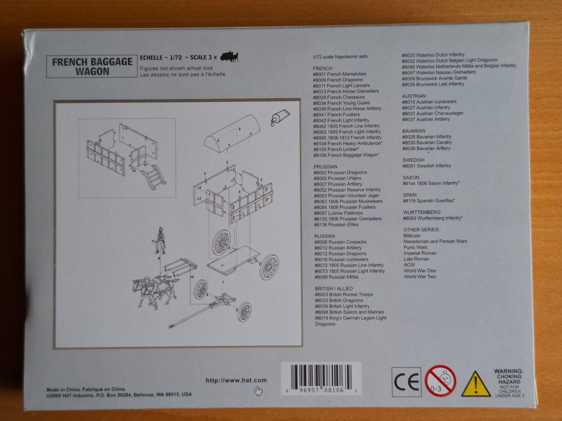 Modellbausätze & Standmodelle: HäT 1/72 French Baggage Wagon – Neu und originalverpackt aus Diepoldsau von beeteutel 1