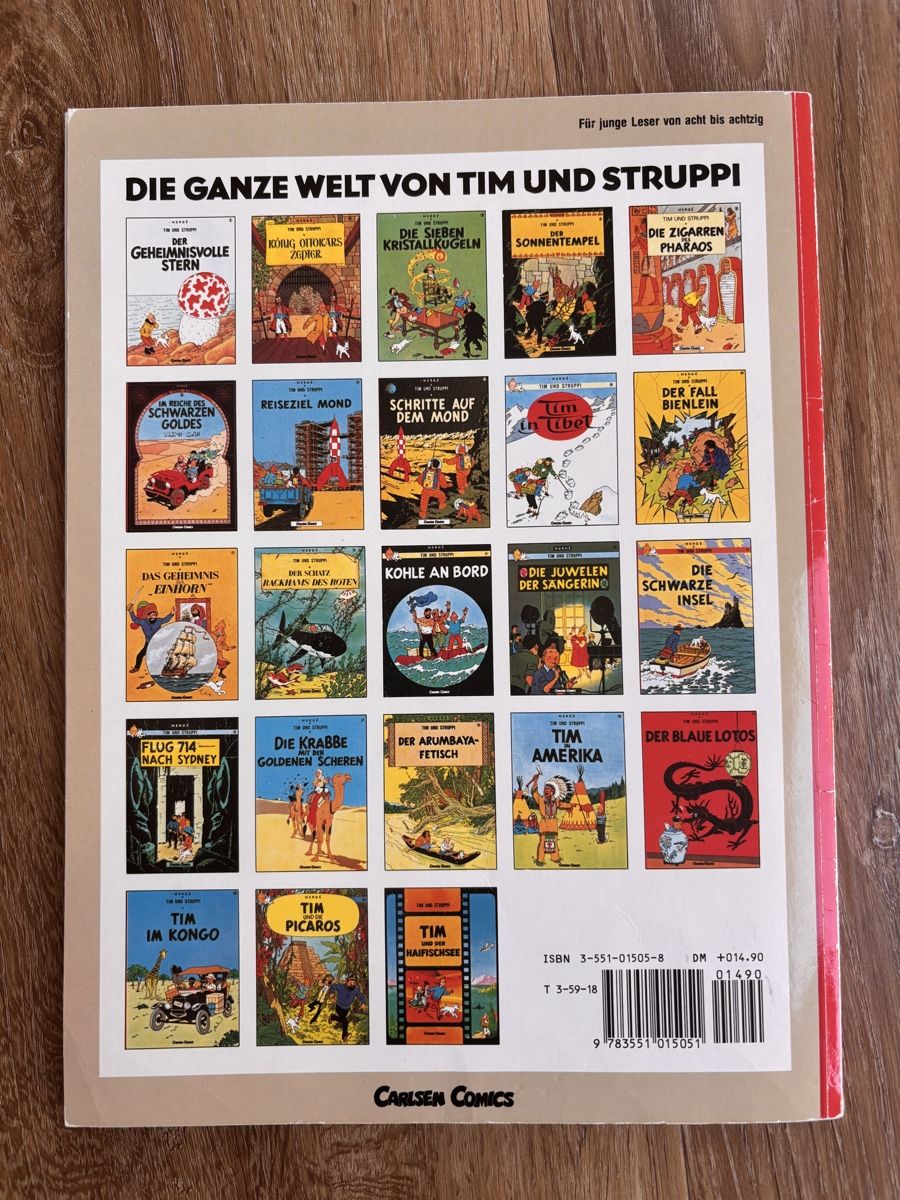 Fumetti: Tim und Struppi Die Zigarren des Pharaos Comic Carlsen – Usato da Stachen venduto da stachi08 1