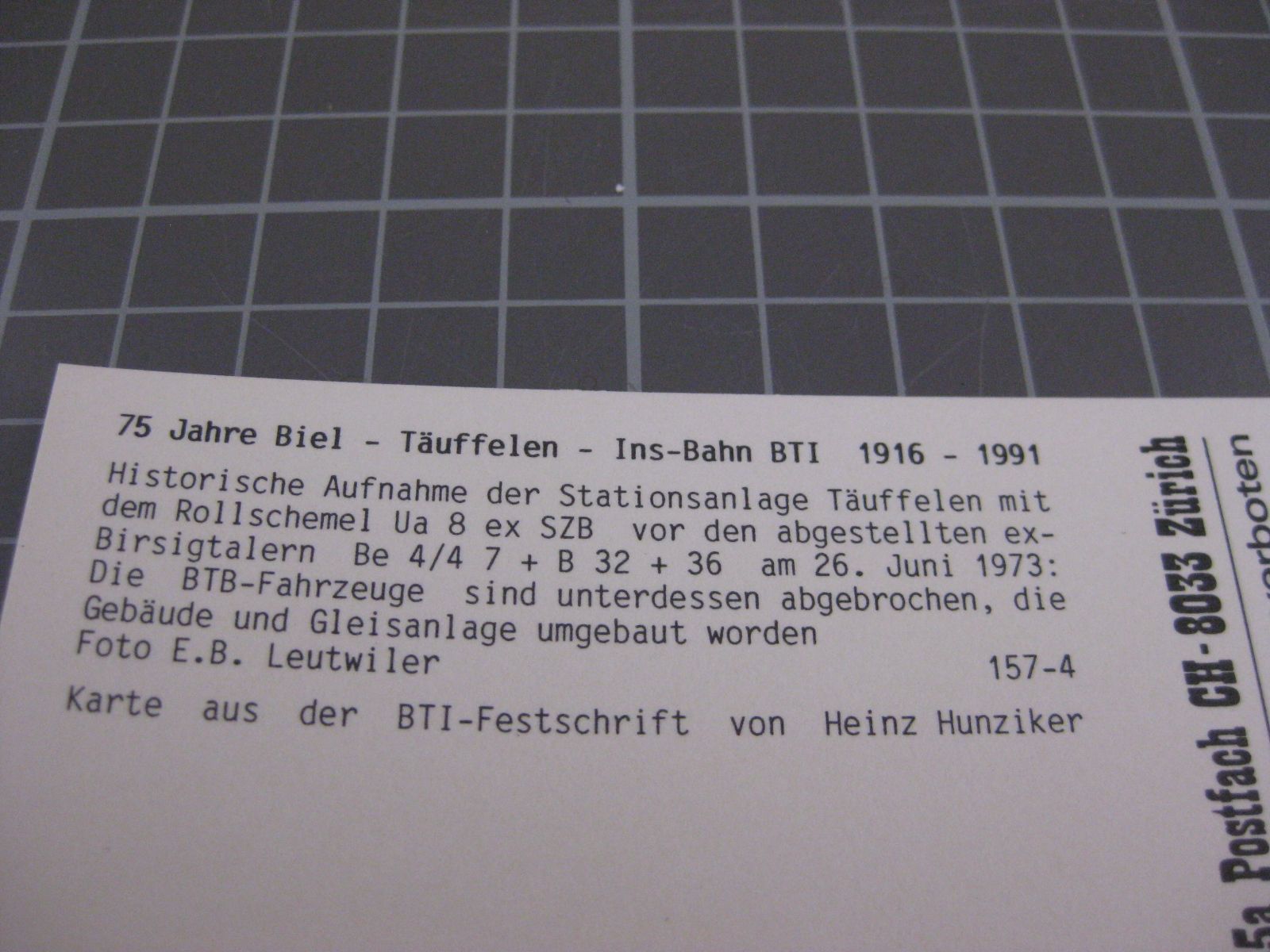 Cartoline postali: AK Täuffelen Depot mit Zug – Nuovo (secondo la descrizione) da Malters venduto da Marosko 2