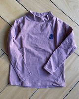 Langarmshirt violett Grösse 80/86 Schmetterling Applikation