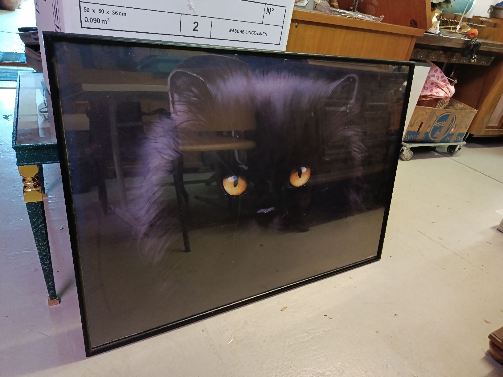Poster & Bilder: Bild mit schwarzer Katze - 70 x 100 cm – Gebraucht aus Zürich von Kartal_Siner21 2