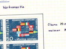 Abart weisser Punkt in Spinne 4er Block postfrisch 441.2.01