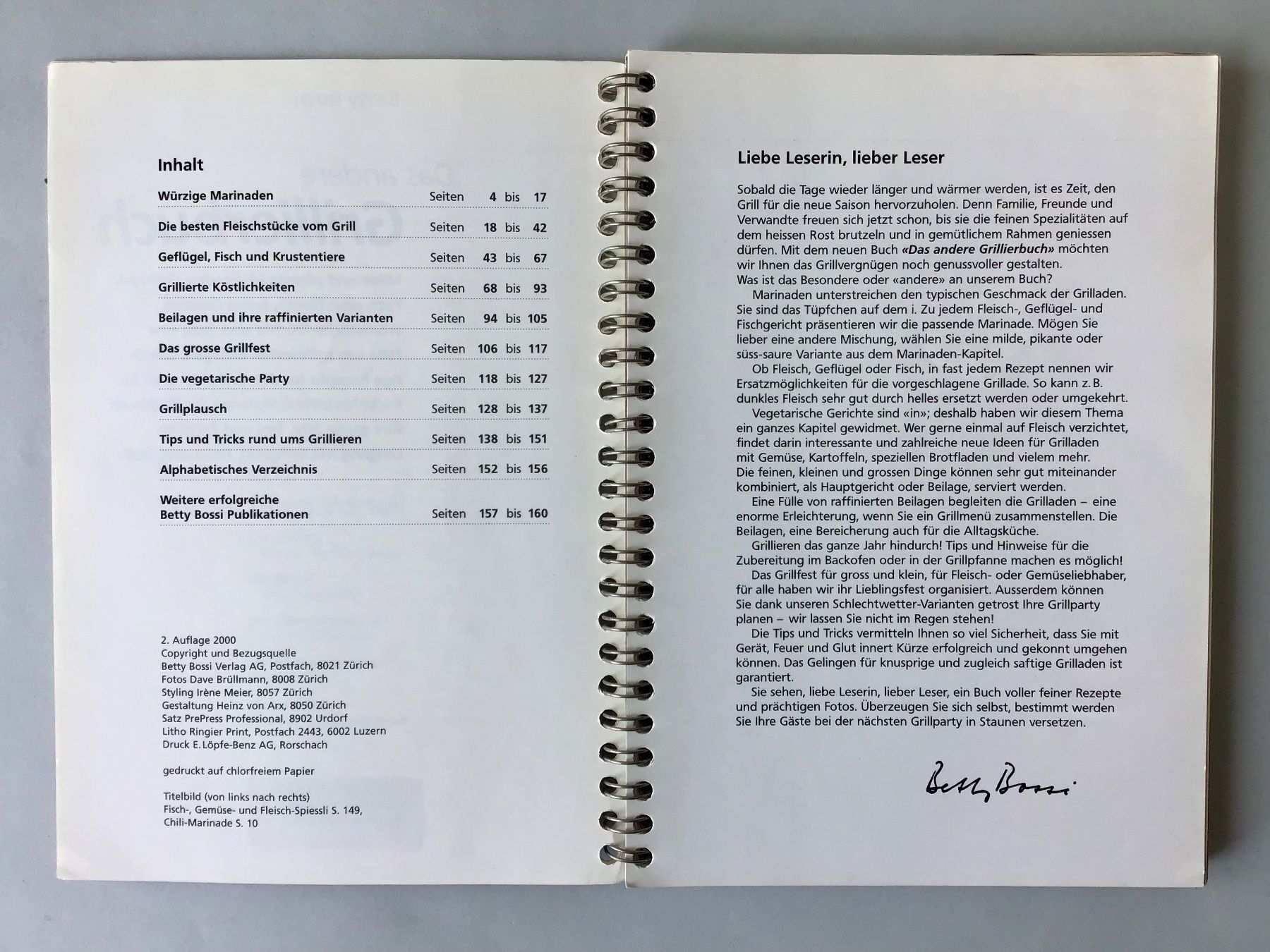 Libri: Betty Bossi: Das andere Grillierbuch – Usato da Bubendorf venduto da Alpenheidi 3