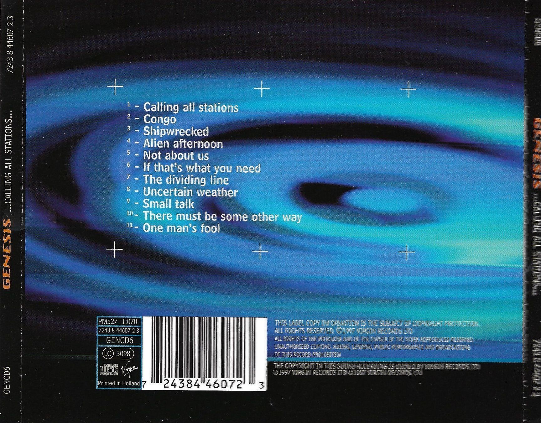 CD: CD: GENESIS - ...Calling All Stations... – Usato da Rotkreuz venduto da groeli69 1