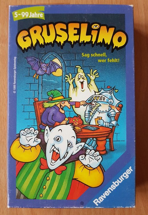 Ravensburger 23081 - Gioco Da Tavolo 'Gruselino' - Gioco Di Carte Veloce Per Bambini E Adulti (5-99 Anni, 15 Min) - Edizione In Lingua Tedesca