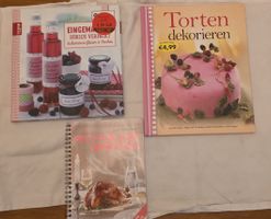 Kochbücher Set: Einkochen, Torten dekorieren, Festtagsmenü