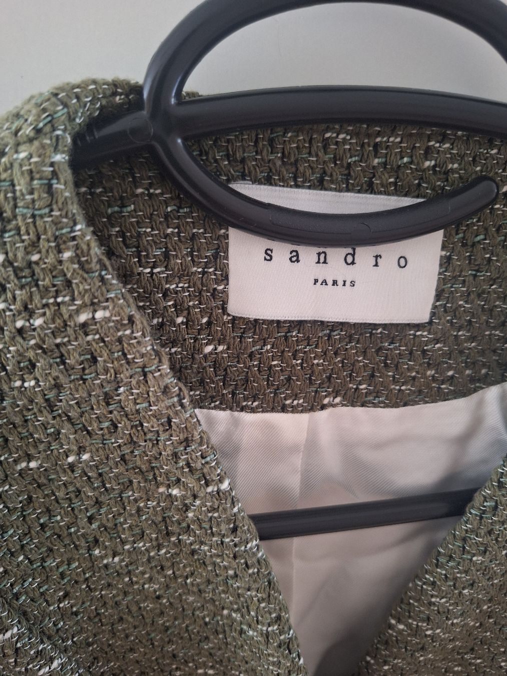 Sandro Jacken: Sandro-Blazer, Gr 36, oliv-weiss – Gebraucht aus Bremgarten b. Bern von tiz_x5xc 3