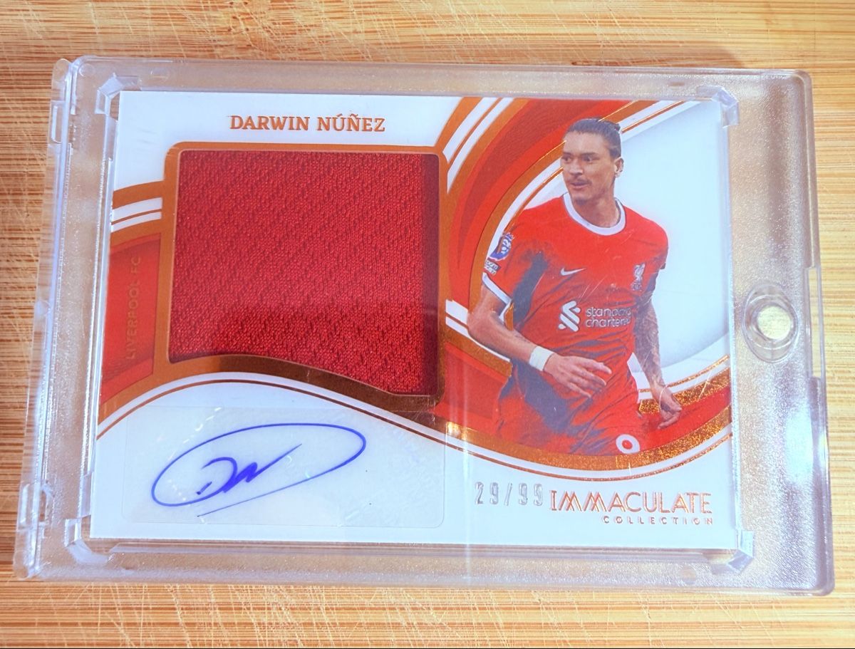 Topps Cartes à collectionner: Darwin Nunez Panini Immaculate Autograph Patch 29/95 – Neuf (Voir description) à Arisdorf par BSC85