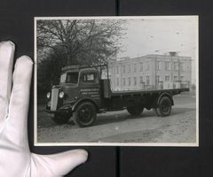 Fotografie Lastwagen Morris mit Hamshaw 