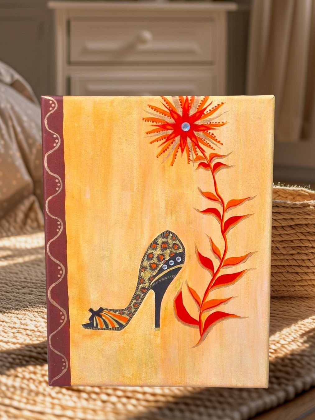 Dipinti: Tableau acrylique "Talon aiguille"UNIQUE/Peint Main(RETRAIT) – Nuovo e nell'imballaggio originale da Etoy venduto da MyStyleMyMode 2
