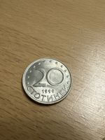 Münze 20 Stotinki Bulgarien Jahrgang 1999 gebraucht