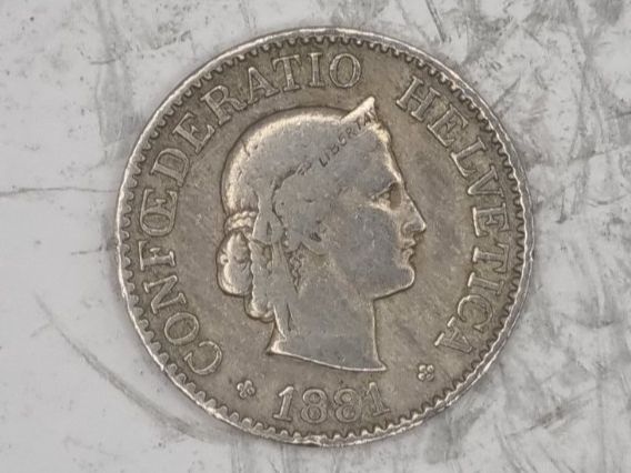 Tutti le monete: 10 rappen 1881 – Usato da Bure venduto da chap981